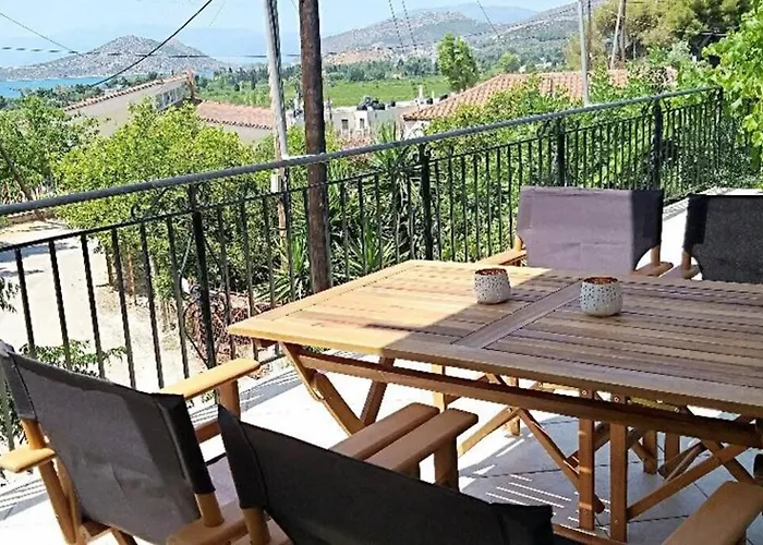 Of The Hill In Drepano-nafplio, Beautiful View Апартаменты *