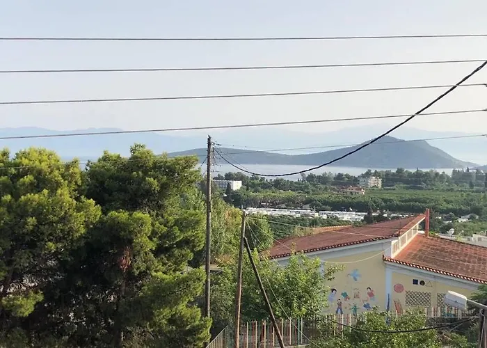 Of The Hill In Drepano-nafplio, Beautiful View Appartamento *